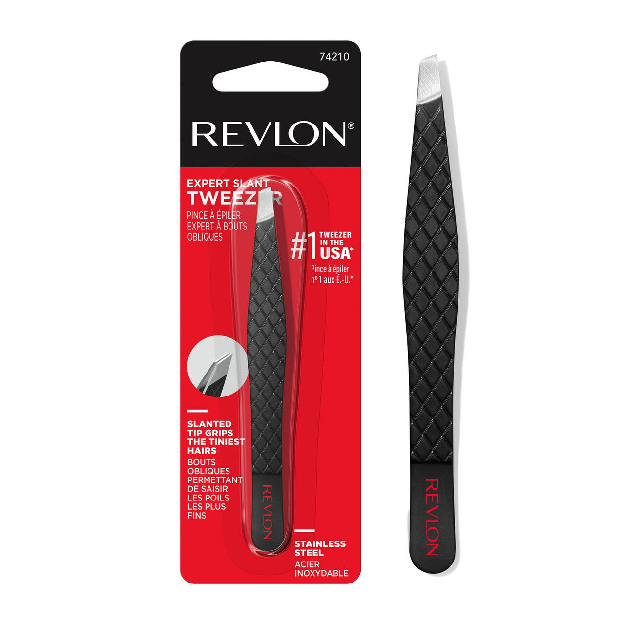 Revlon Perfect Slant Tip Expert Tweezer - 1 Ea